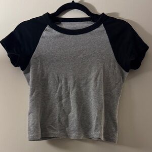 John galt black and Gray Raglan T-Shirt